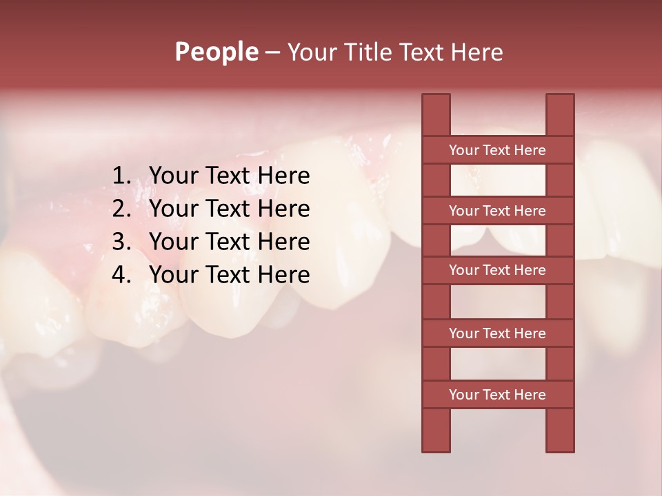 Mirror Exam Mouth PowerPoint Template