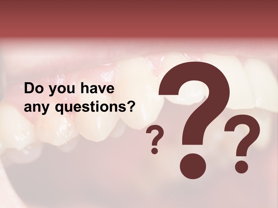 Mirror Exam Mouth PowerPoint Template