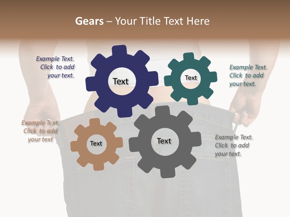 Weight Pulling Body PowerPoint Template