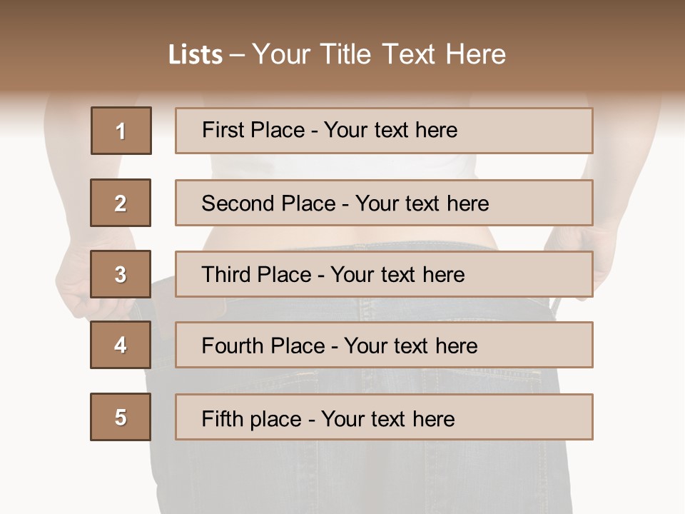 Weight Pulling Body PowerPoint Template