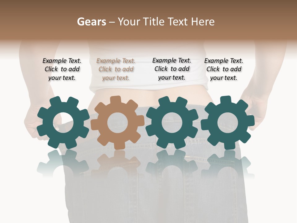 Weight Pulling Body PowerPoint Template