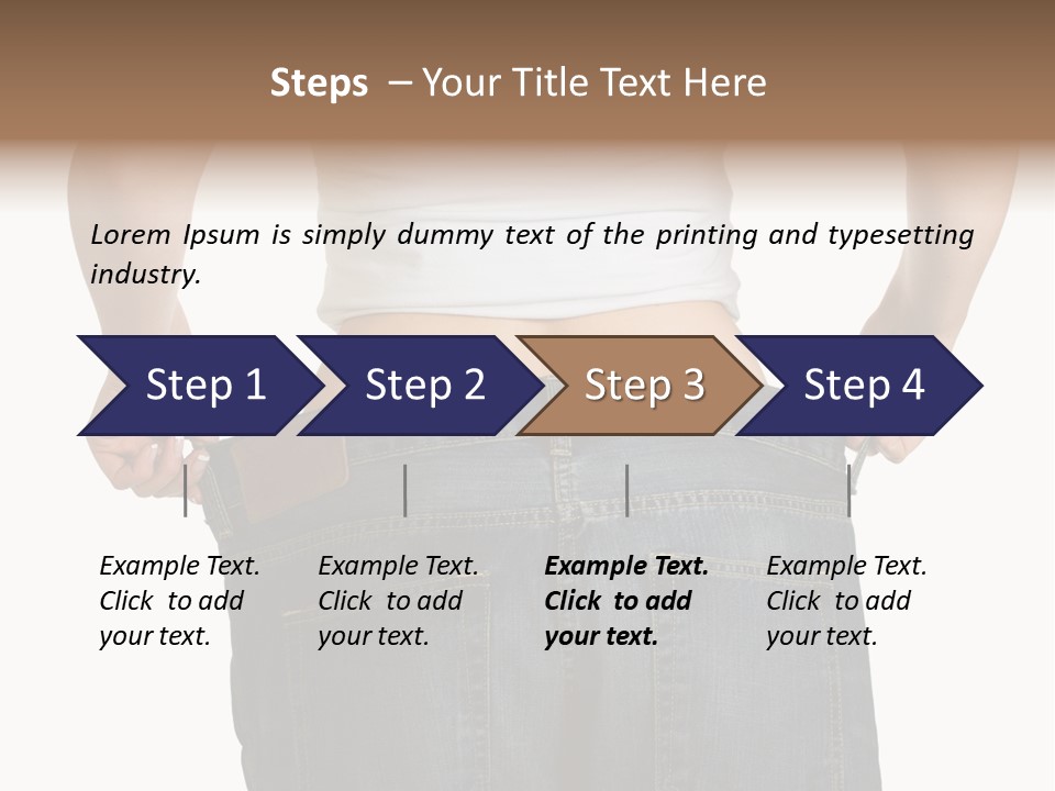Weight Pulling Body PowerPoint Template