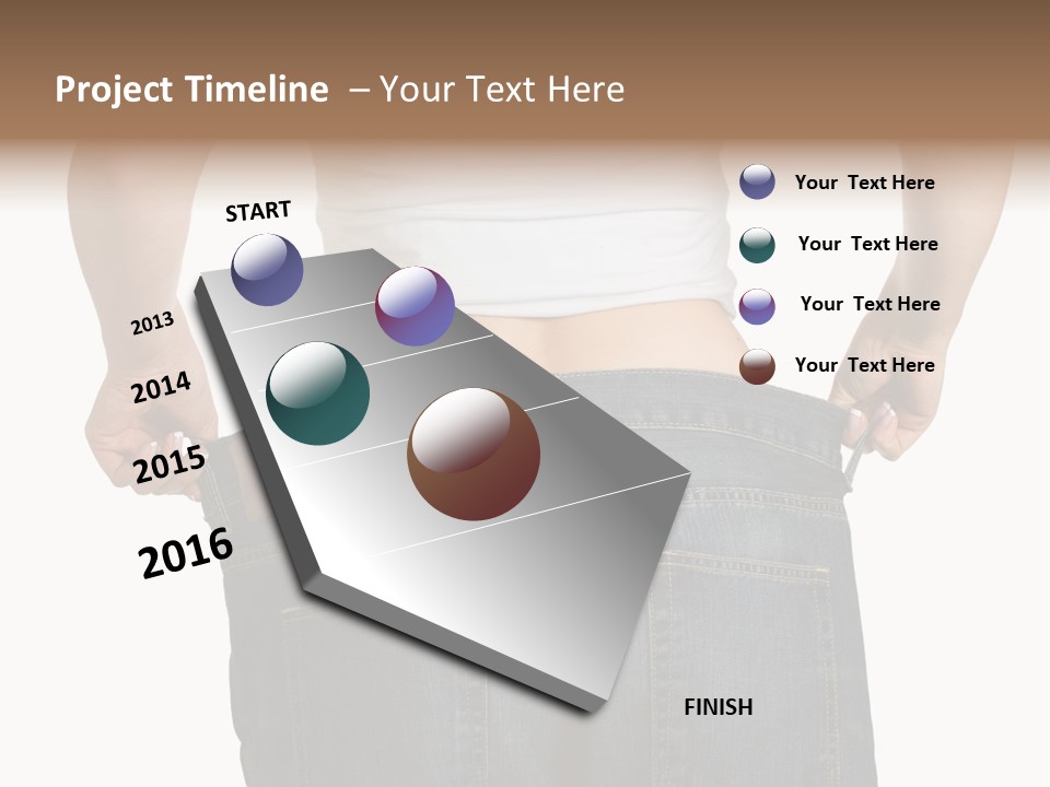 Weight Pulling Body PowerPoint Template