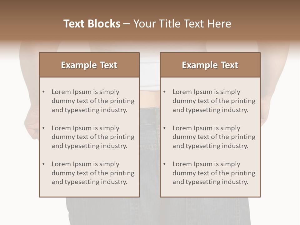 Weight Pulling Body PowerPoint Template
