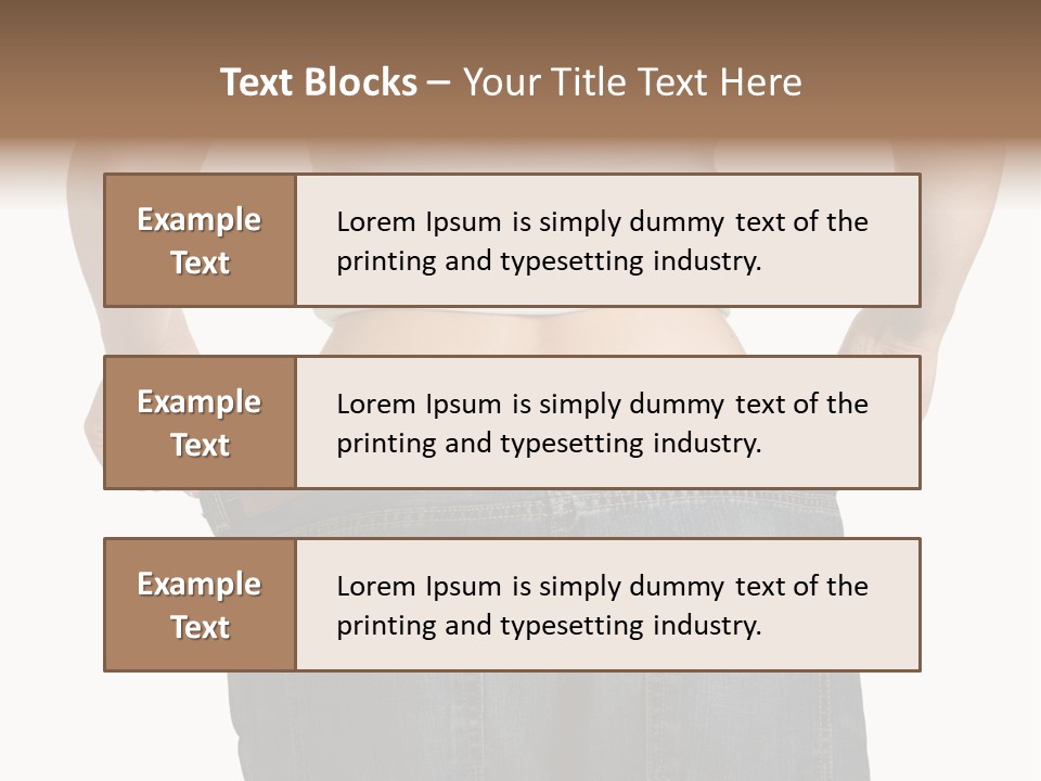 Weight Pulling Body PowerPoint Template