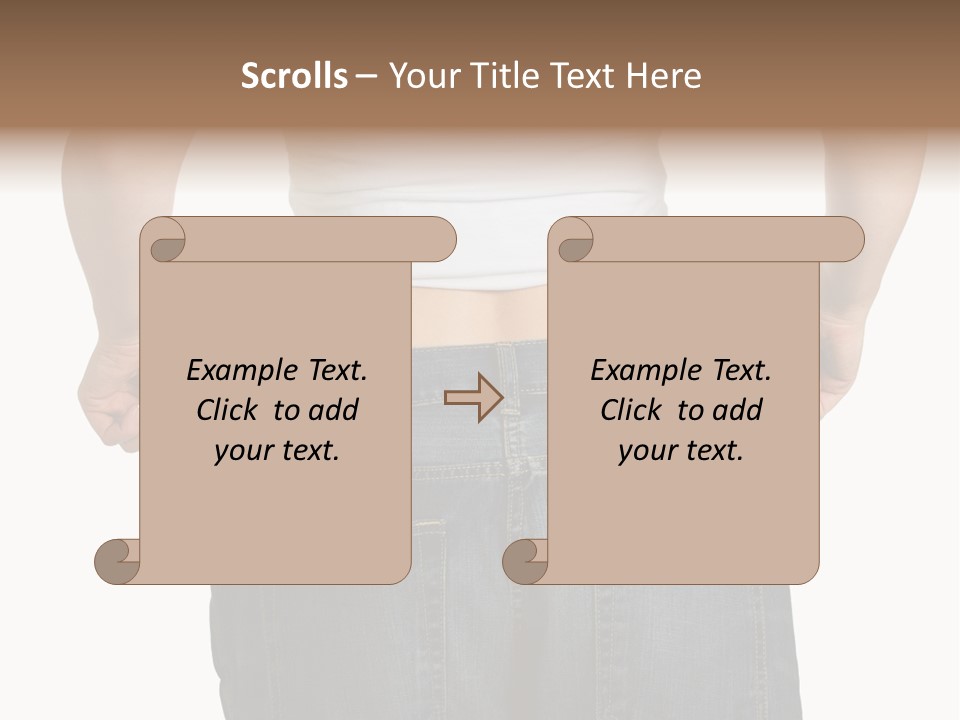 Weight Pulling Body PowerPoint Template