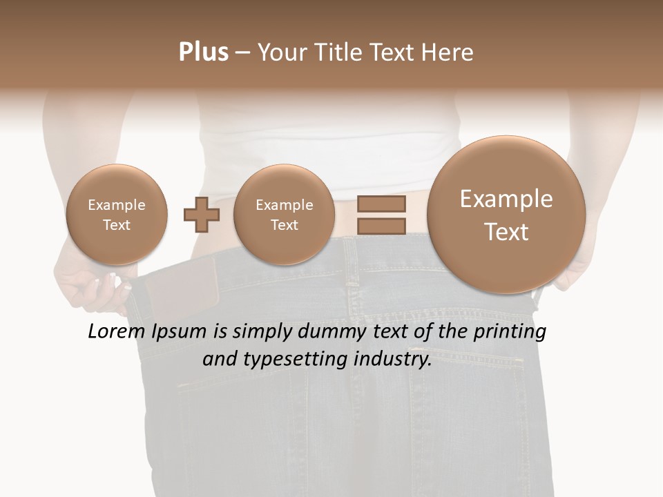Weight Pulling Body PowerPoint Template