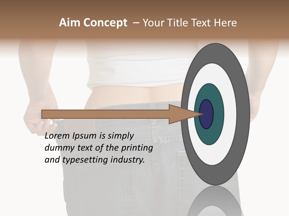 Weight Pulling Body PowerPoint Template