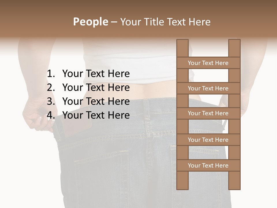 Weight Pulling Body PowerPoint Template