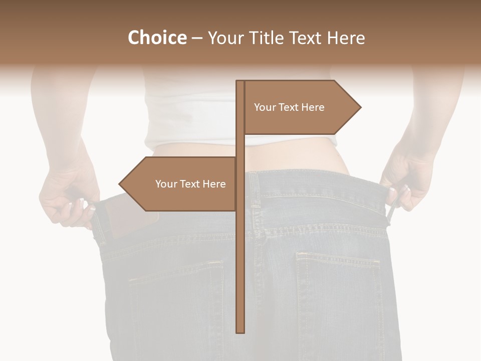 Weight Pulling Body PowerPoint Template