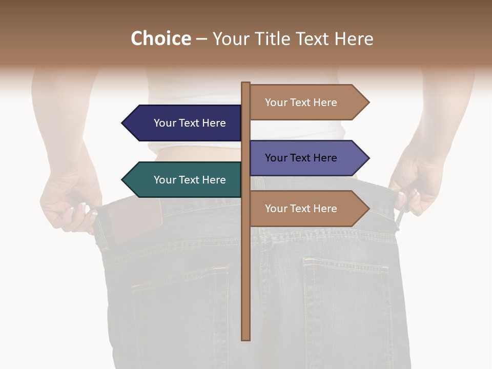 Weight Pulling Body PowerPoint Template