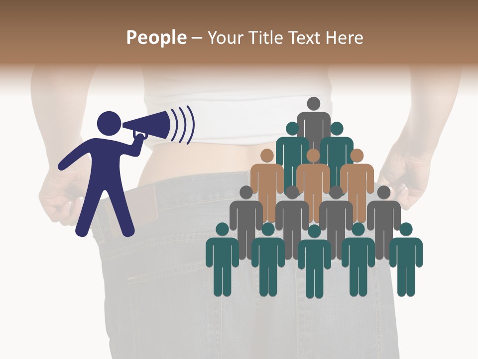 Weight Pulling Body PowerPoint Template