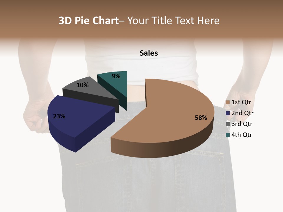Weight Pulling Body PowerPoint Template