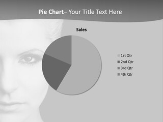 Closeup Modern Head PowerPoint Template