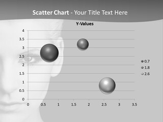 Closeup Modern Head PowerPoint Template