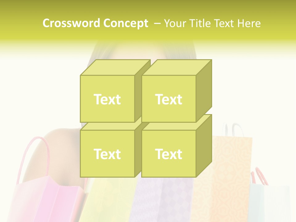 Closeup Person Sale PowerPoint Template