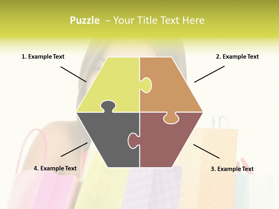 Closeup Person Sale PowerPoint Template