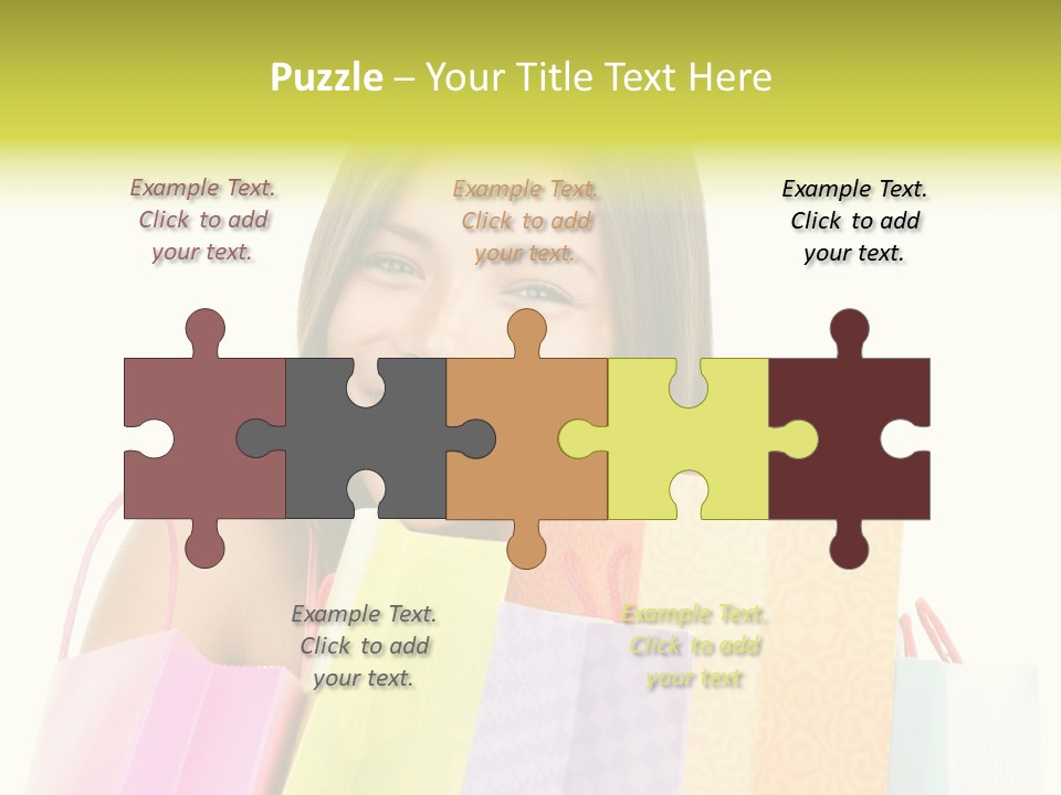 Closeup Person Sale PowerPoint Template