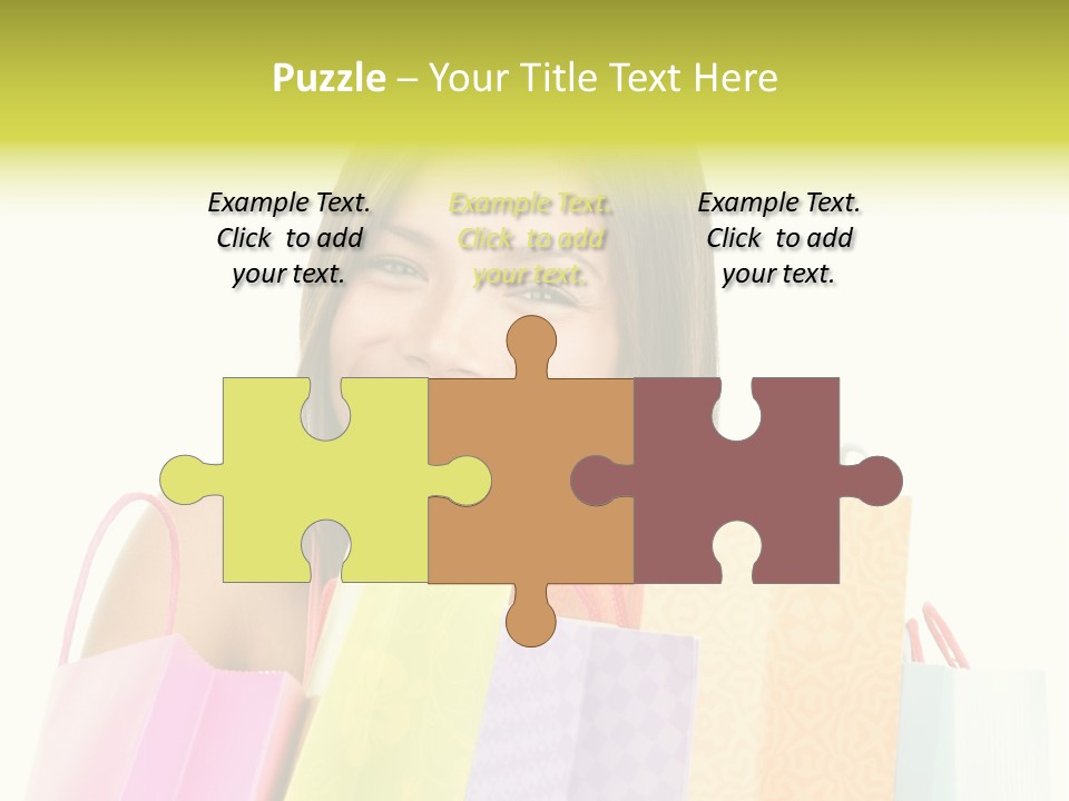 Closeup Person Sale PowerPoint Template