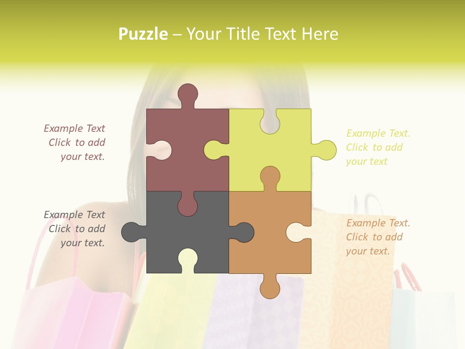 Closeup Person Sale PowerPoint Template