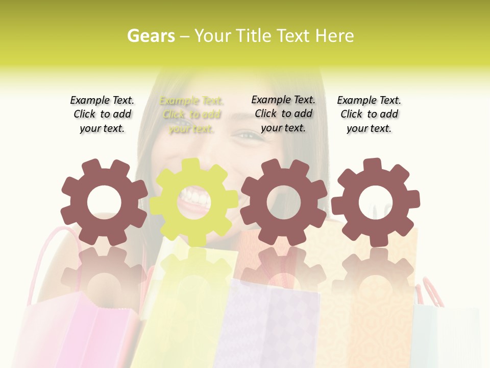 Closeup Person Sale PowerPoint Template