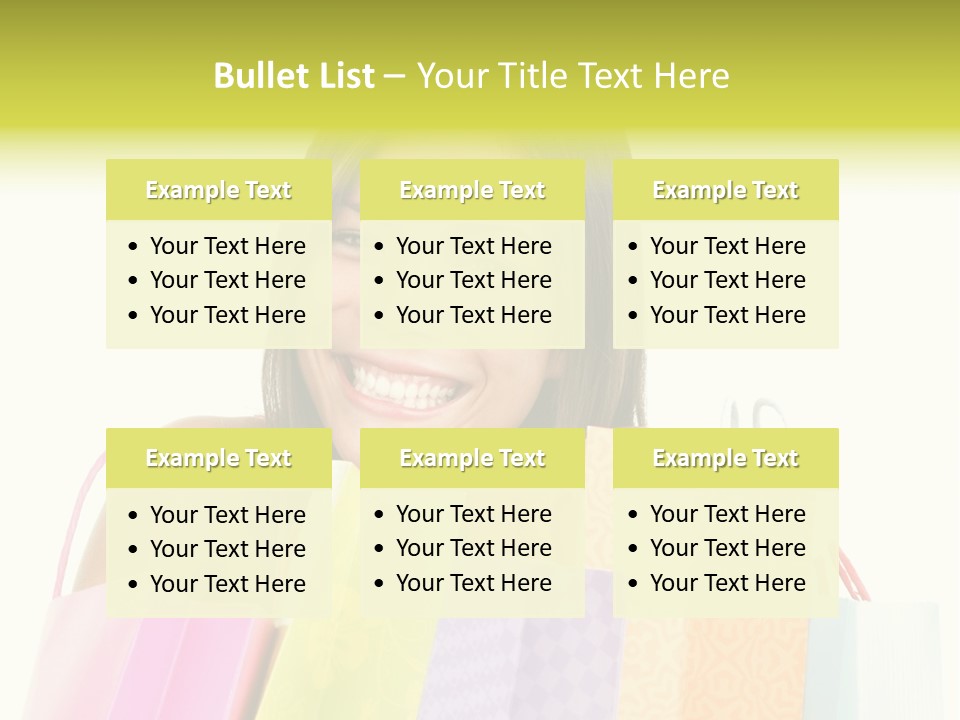 Closeup Person Sale PowerPoint Template