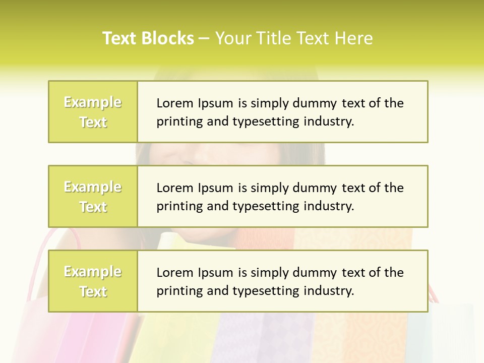 Closeup Person Sale PowerPoint Template