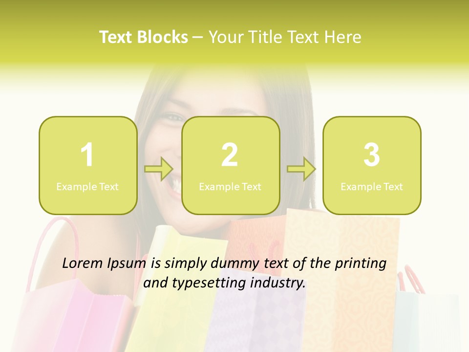 Closeup Person Sale PowerPoint Template