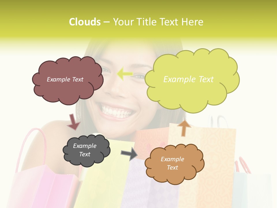 Closeup Person Sale PowerPoint Template