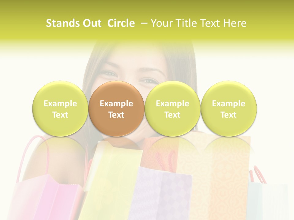 Closeup Person Sale PowerPoint Template