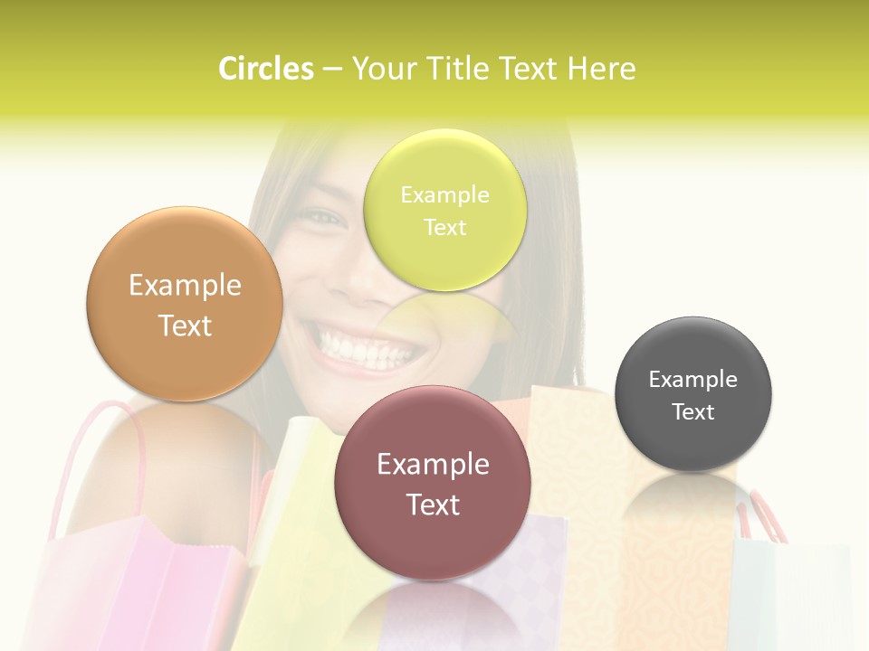 Closeup Person Sale PowerPoint Template