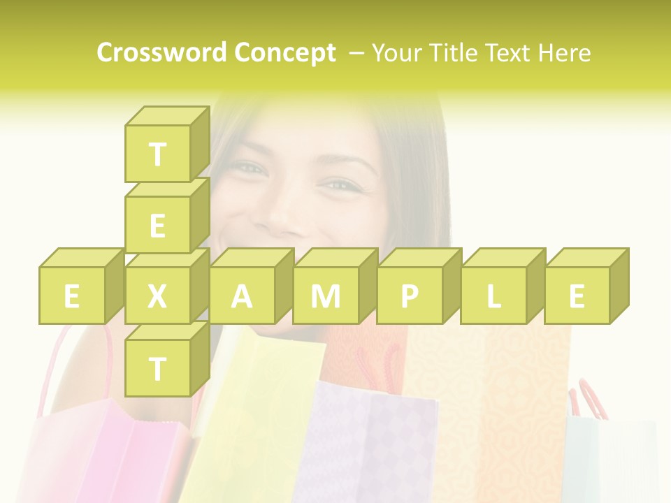 Closeup Person Sale PowerPoint Template