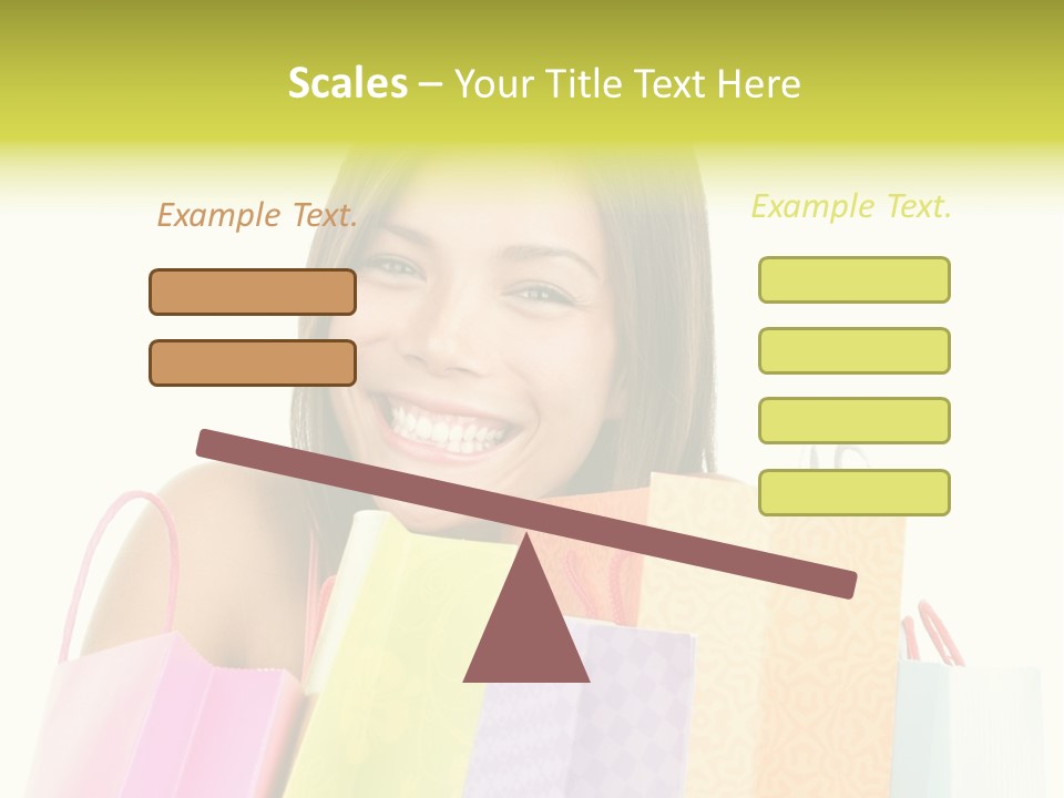 Closeup Person Sale PowerPoint Template