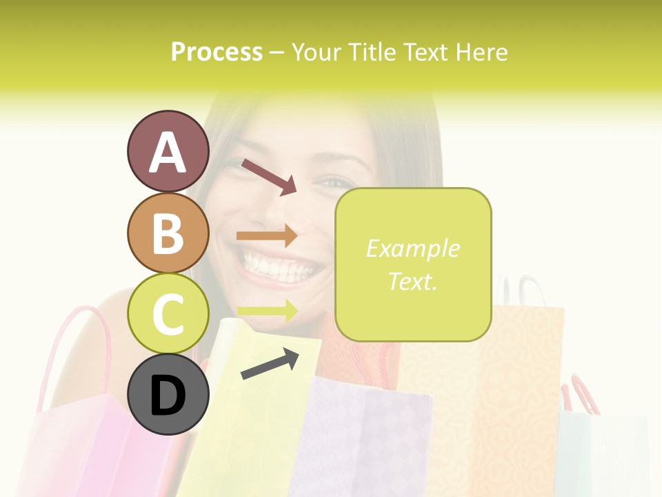 Closeup Person Sale PowerPoint Template