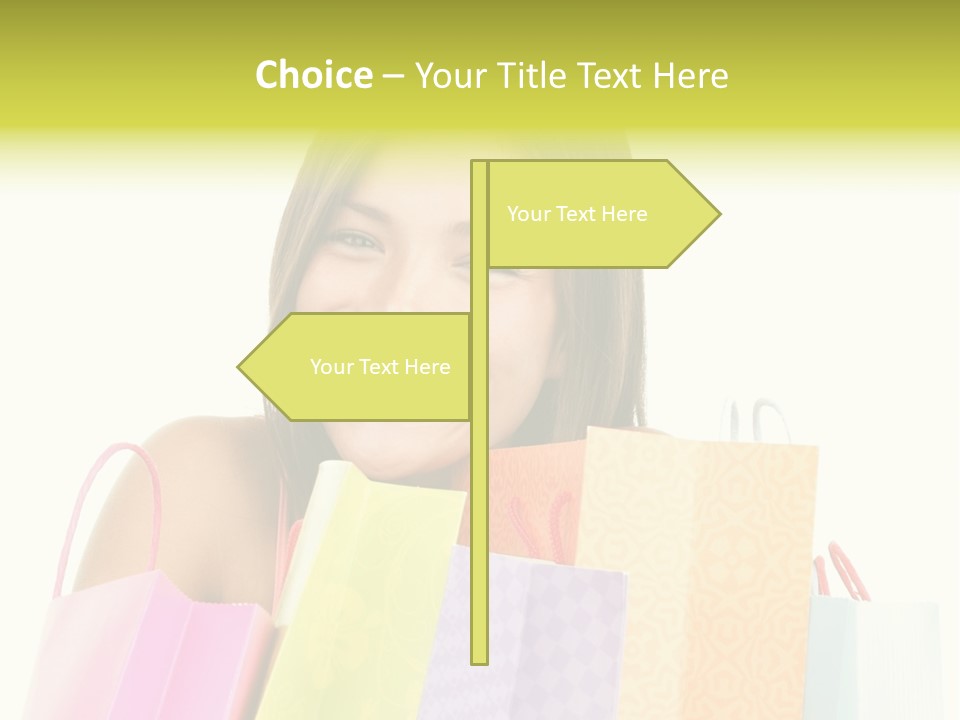 Closeup Person Sale PowerPoint Template