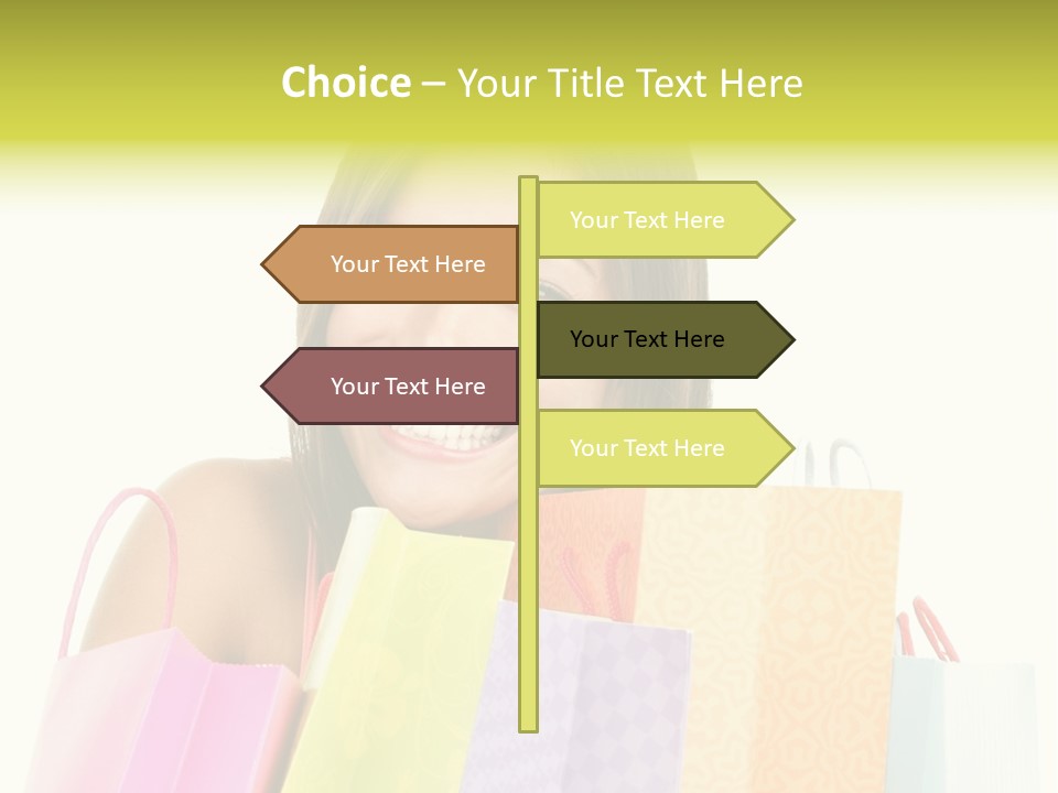 Closeup Person Sale PowerPoint Template