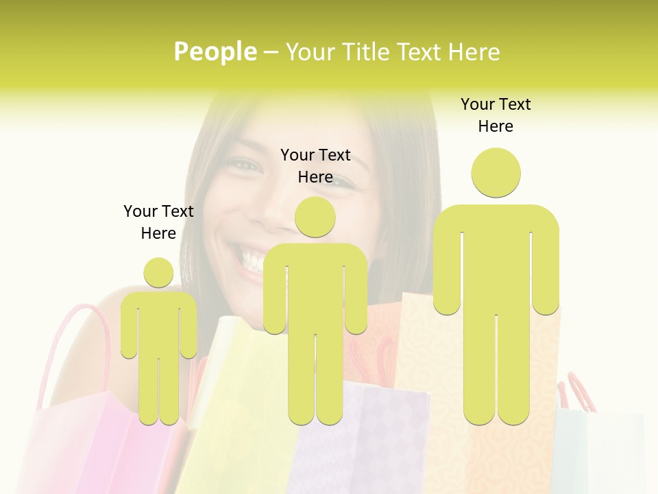 Closeup Person Sale PowerPoint Template