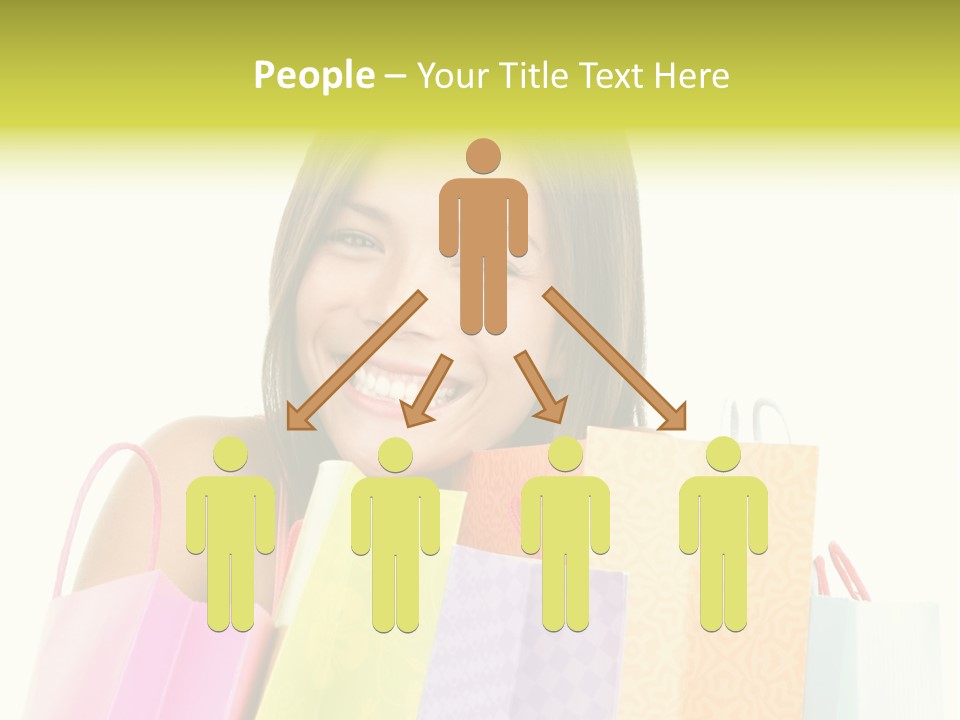 Closeup Person Sale PowerPoint Template