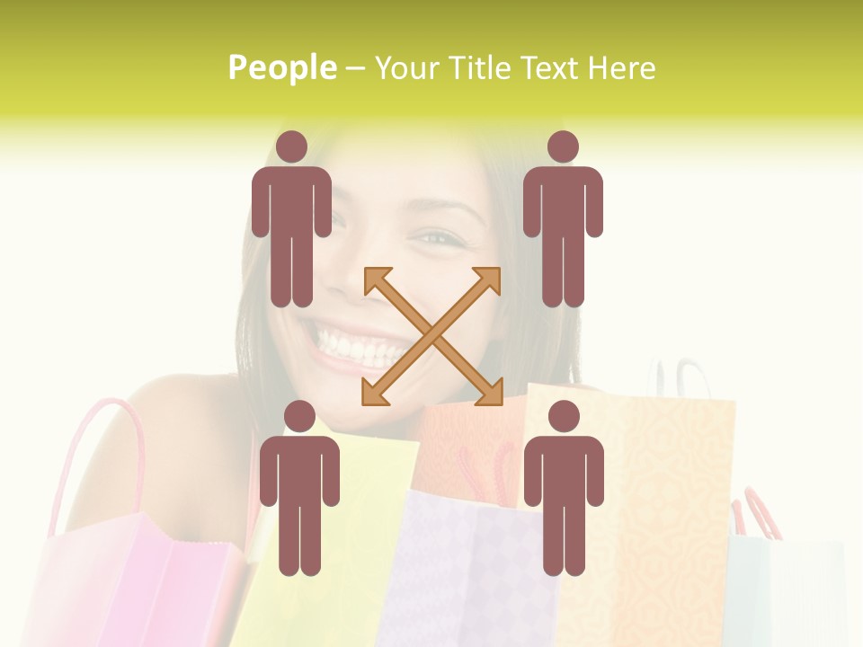 Closeup Person Sale PowerPoint Template