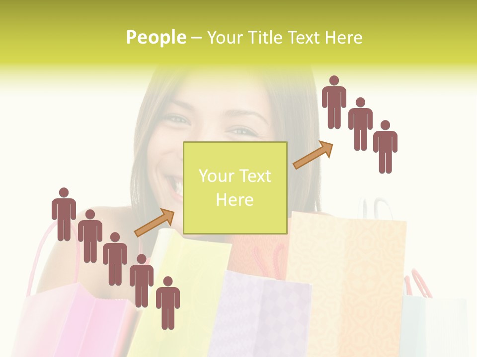 Closeup Person Sale PowerPoint Template