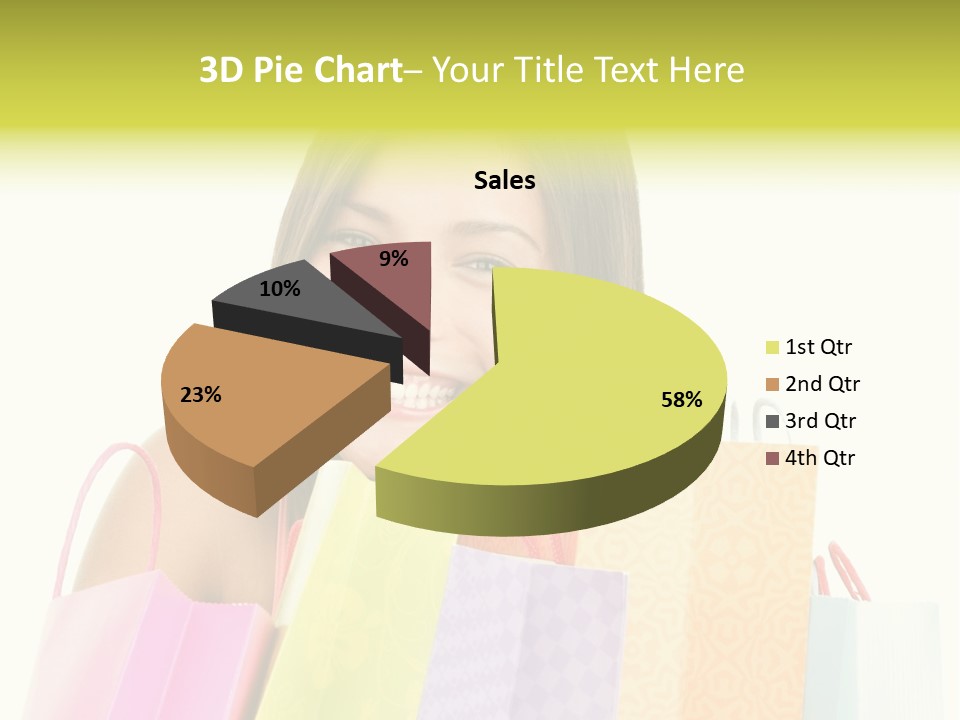 Closeup Person Sale PowerPoint Template