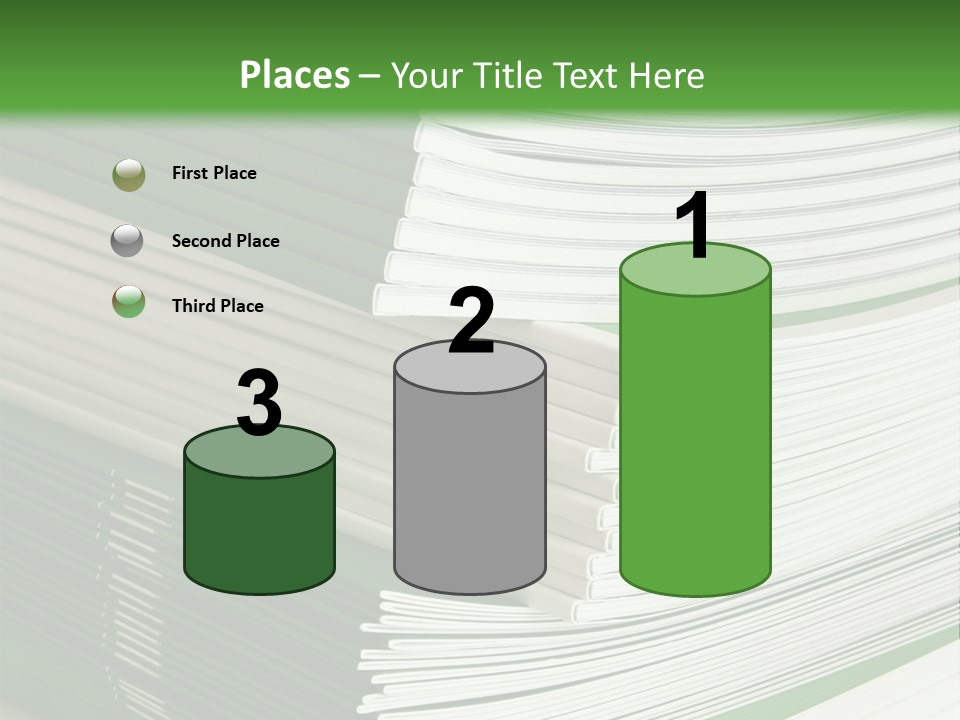 Press Leisure Pile PowerPoint Template
