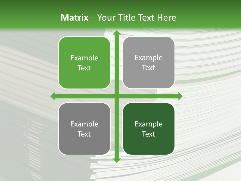 Press Leisure Pile PowerPoint Template
