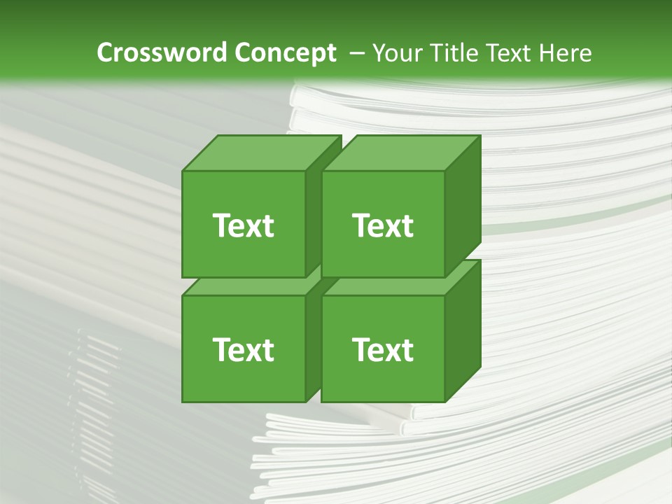 Press Leisure Pile PowerPoint Template