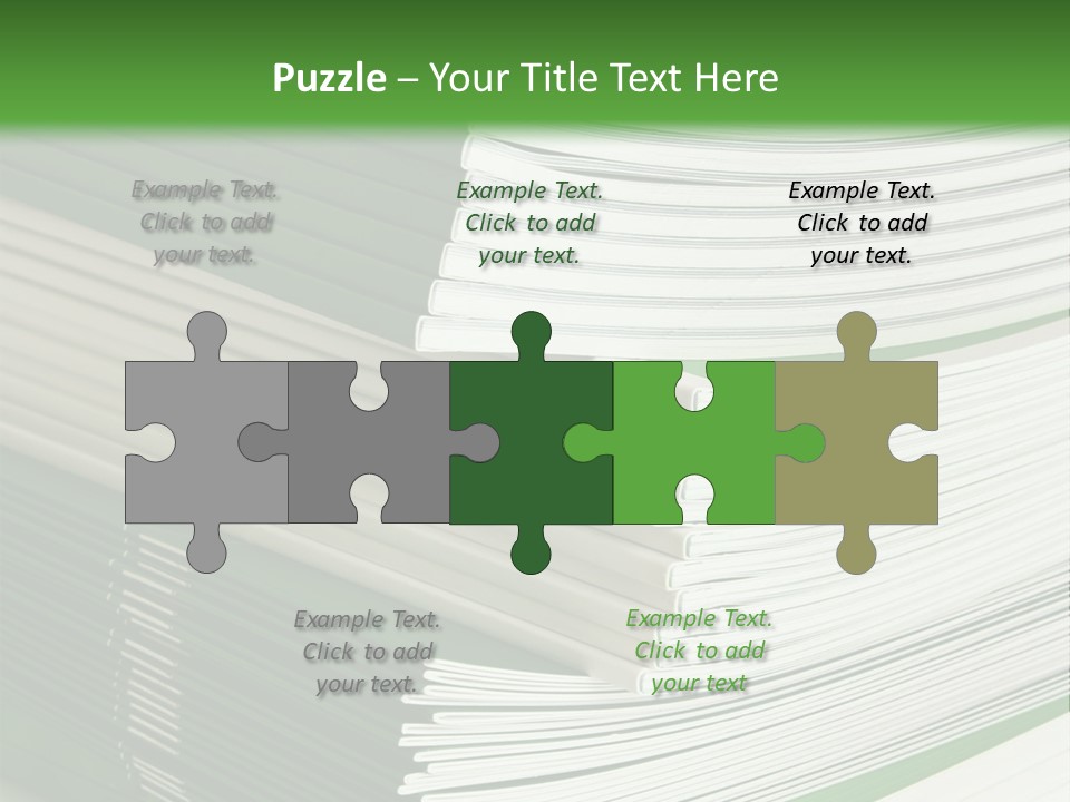 Press Leisure Pile PowerPoint Template