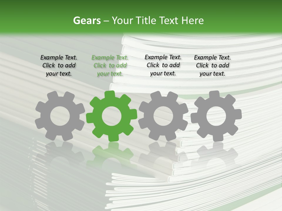 Press Leisure Pile PowerPoint Template