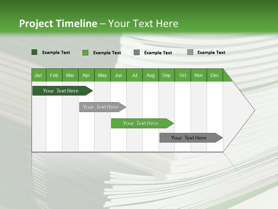 Press Leisure Pile PowerPoint Template