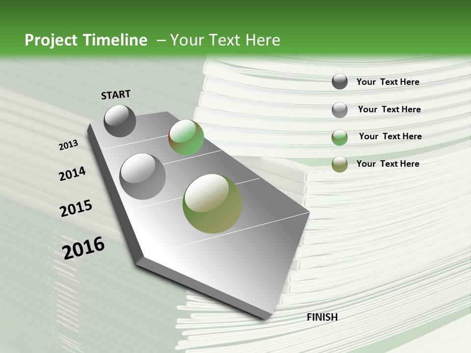 Press Leisure Pile PowerPoint Template