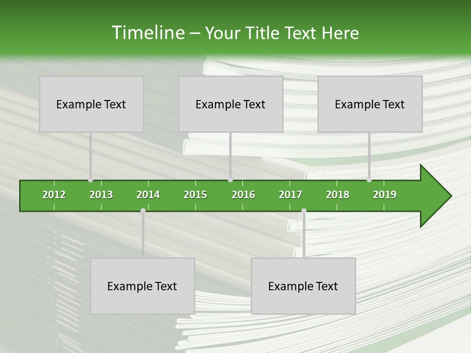 Press Leisure Pile PowerPoint Template