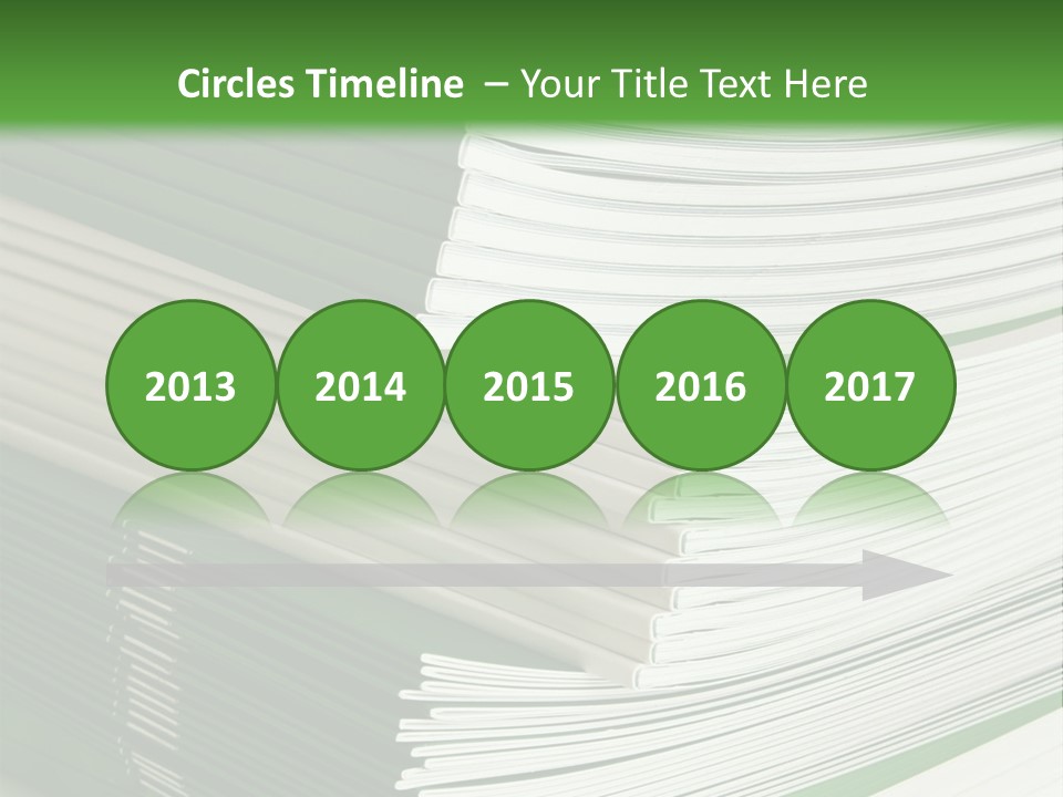 Press Leisure Pile PowerPoint Template